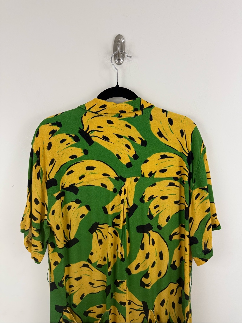 Farm Rio Bossa Banana Jumpsuit Size M Novelty Print Green Tropical Vacation RARE - Picture 10 of 16
